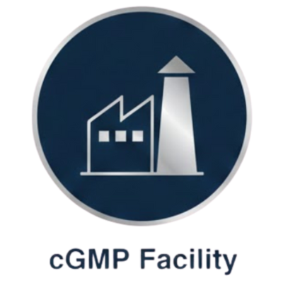 Manufactured in a facility that follows current Good Manufacturing Practices (cGMP) as established by the FDA.